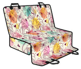 Clock Butterfly Pattern Dog Car Seat Covers