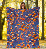 Clown Fish Pattern Print Design 04 Premium Blanket