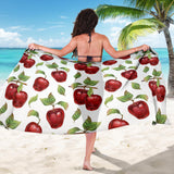 Red Apples Pattern Sarong
