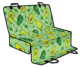 Avocado Pattern Green Background Dog Car Seat Covers