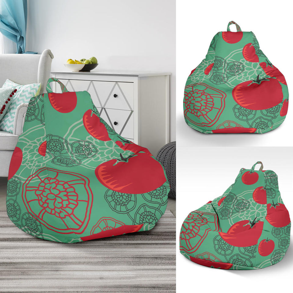 Tomato Design Pattern Bean Bag Cover