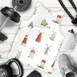 windmill design pattern Men Tank Top
