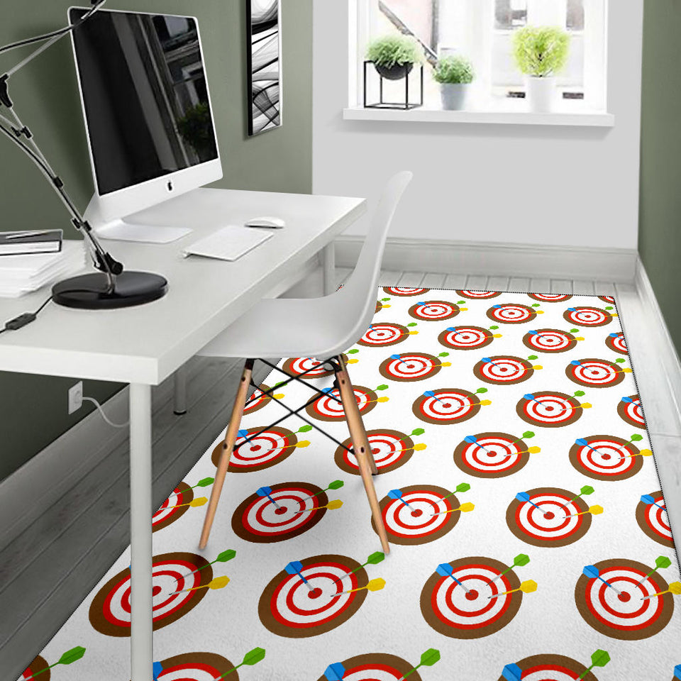 Darts Pattern Print Design 04 Area Rug