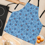 Anchors Rudder Compass Star Nautical Pattern Adjustable Apron