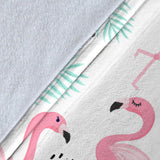 Cute Flamingo Pattern Premium Blanket