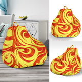 Fire Flame Design Pattern Bean Bag Cover
