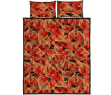 Fire flame pattern Quilt Bed Set