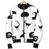 Goat Ram Pattern Women'S Bomber Jacket