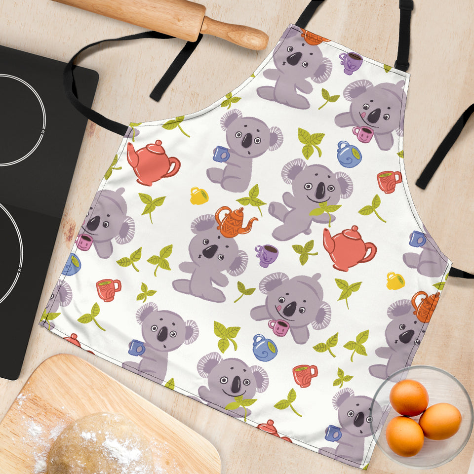 Cute Koalas Teapots Tea Adjustable Apron
