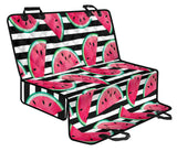 Watercolor Paint Textured Watermelon Pieces Dog Car Seat Covers