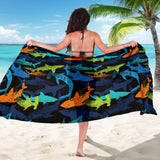 Colorful Shark Sarong
