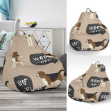 Beagle Pattern Bean Bag Cover