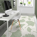 Ginkgo Leaves Pattern Area Rug