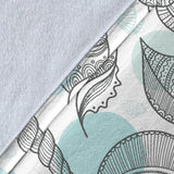 Shell Polynesian Tribal  Premium Blanket