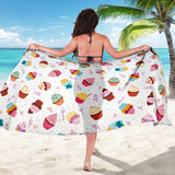 Cake Cupcake Design Pattern Sarong