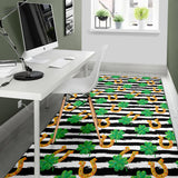 Horseshoes Pattern Print Design 01 Area Rug