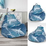 Shark Hand Drawn Bean Bag Cover