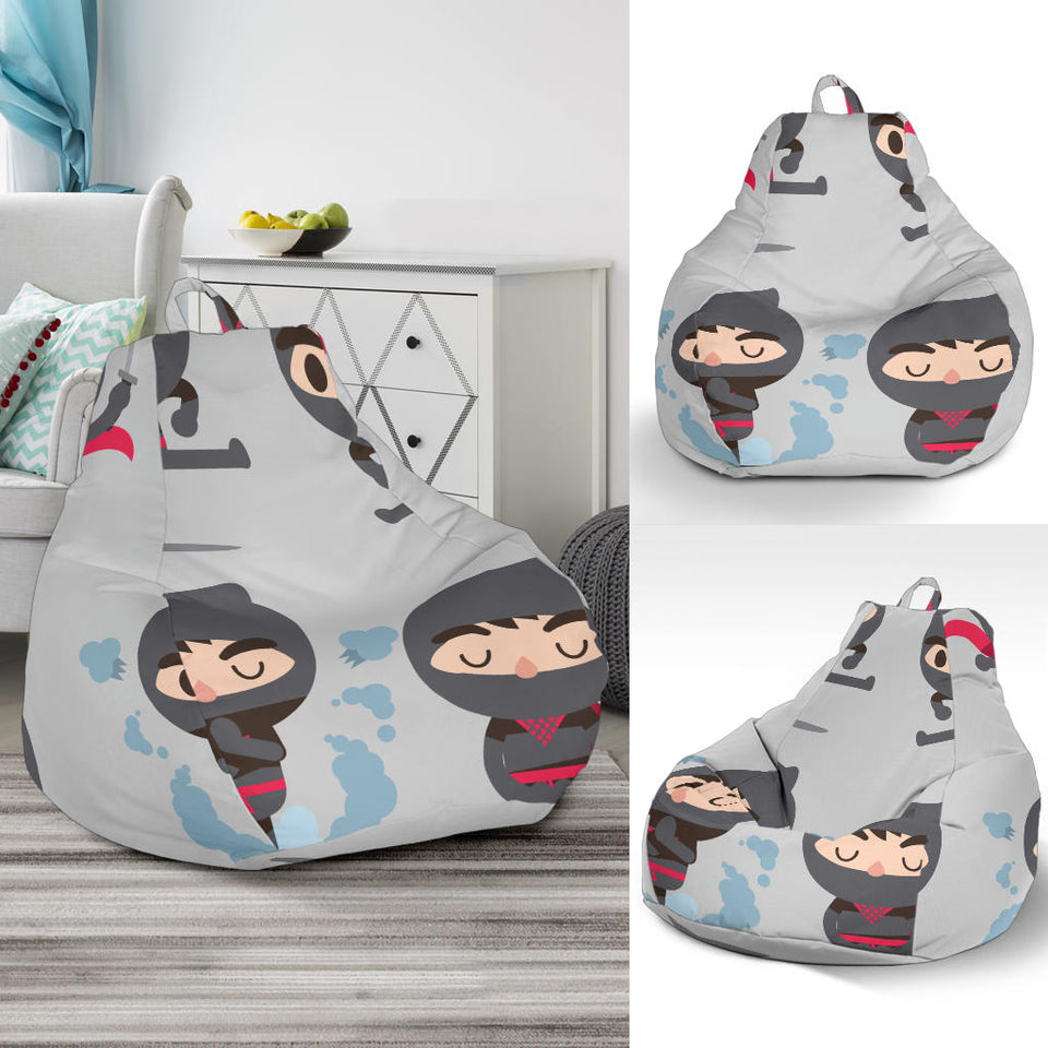 Cute Ninja Pattern Bean Bag Cover
