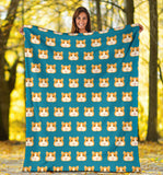 Guinea Pig Pattern Print Design 03 Premium Blanket