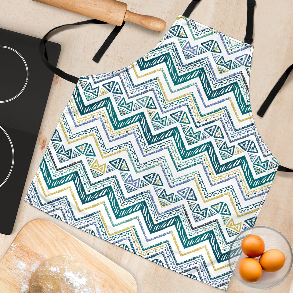 Zigzag  Chevron Paint Design Pattern Adjustable Apron