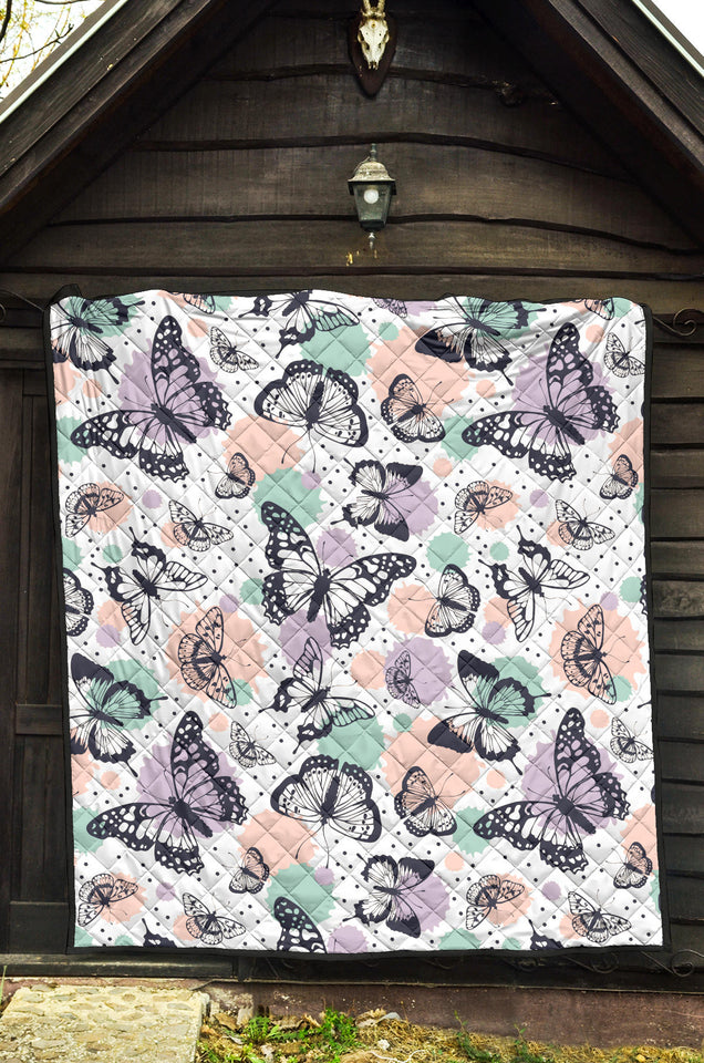 Butterfly Pattern Premium Quilt