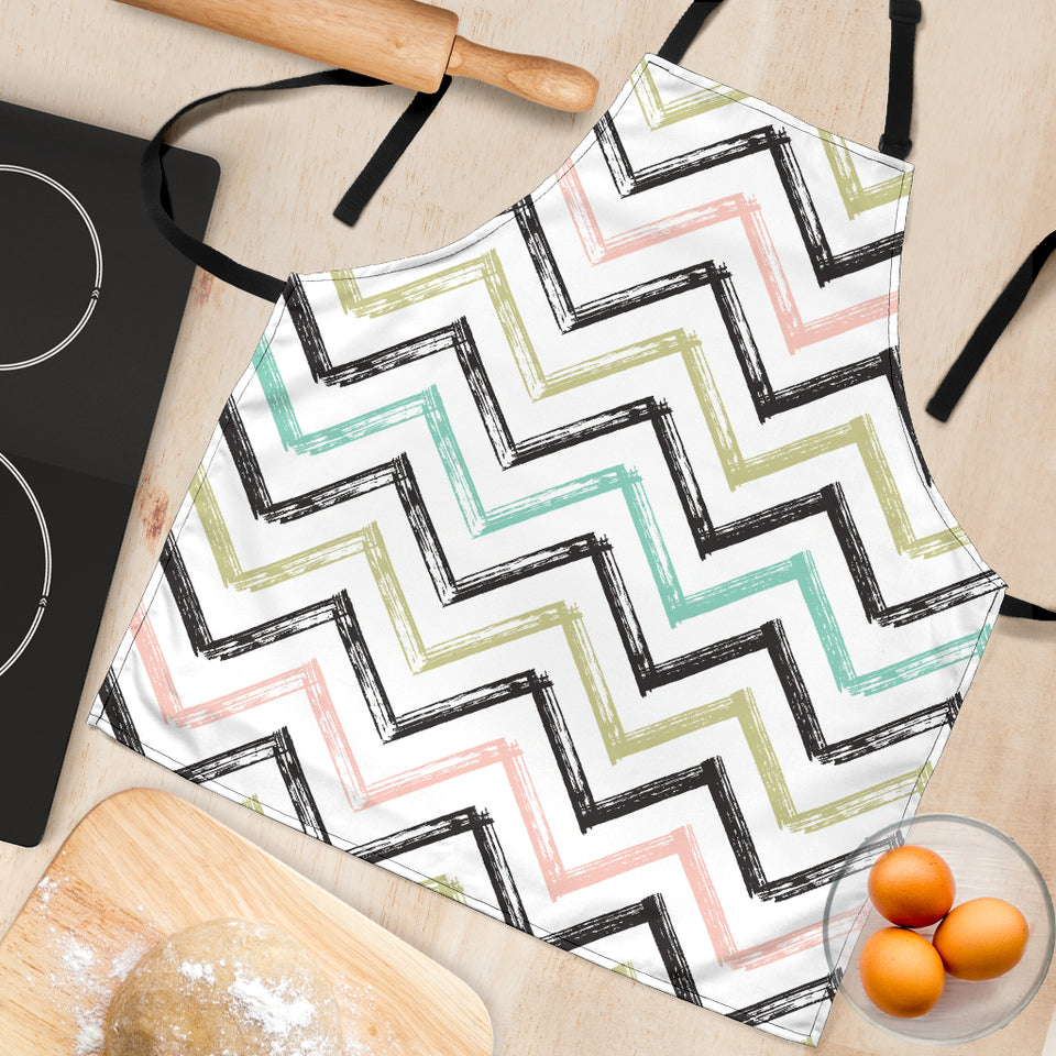 Zigzag  Chevron Paint Pattern Adjustable Apron
