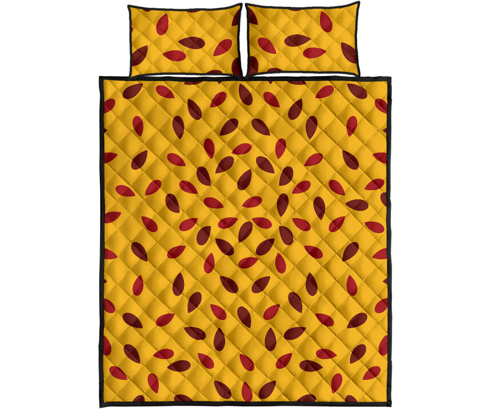 Passion fruit texture Quilt Bed Set