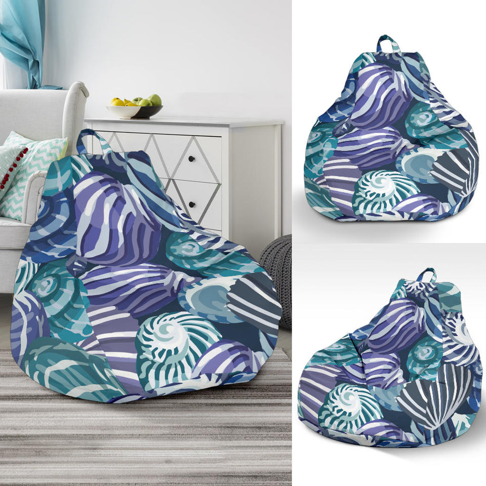 Shell Design Pattern Bean Bag Cover