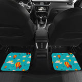 Hot Air Balloon Sky Pattern Front And Back Car Mats