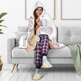 Dragon Fruit Pattern Hooded Blanket