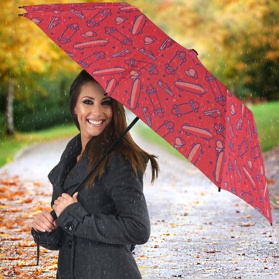 Skate Board Pattern Print Design 01 Umbrella