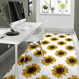 Sunflowers Design Pattern Area Rug
