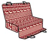 Dachshund Nordic Pattern Dog Car Seat Covers