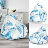 Watercolor Dolphin Pattern Bean Bag Cover