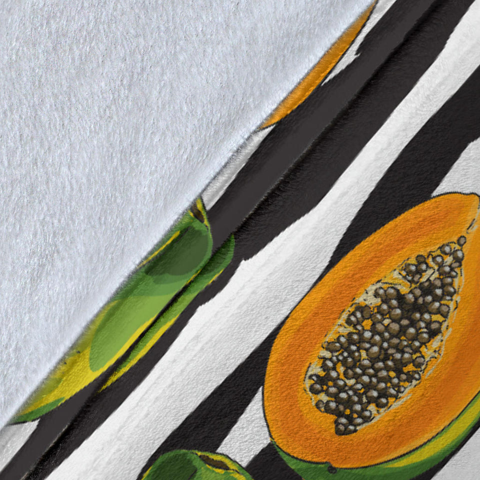 Papaya Design Pattern Premium Blanket