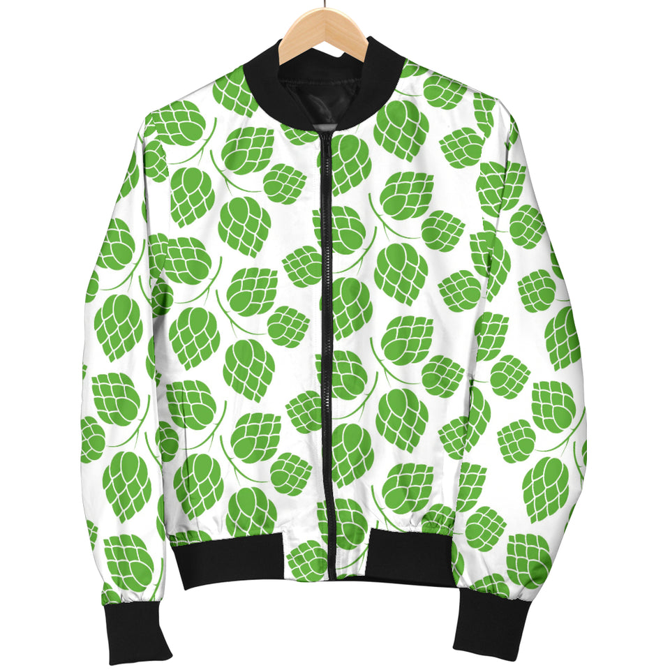 Hop Pattern Background Women'S Bomber Jacket