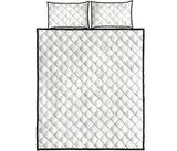 arabic white pattern Quilt Bed Set