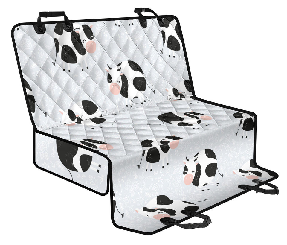 Cute Cows Pattern Dog Car Seat Covers