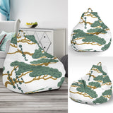 Bonsai Red Sun Japanese Pattern Bean Bag Cover