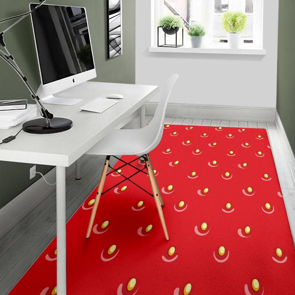 Strawberry Texture Skin Pattern Area Rug