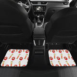 Daruma Japanese Wooden Doll Front And Back Car Mats