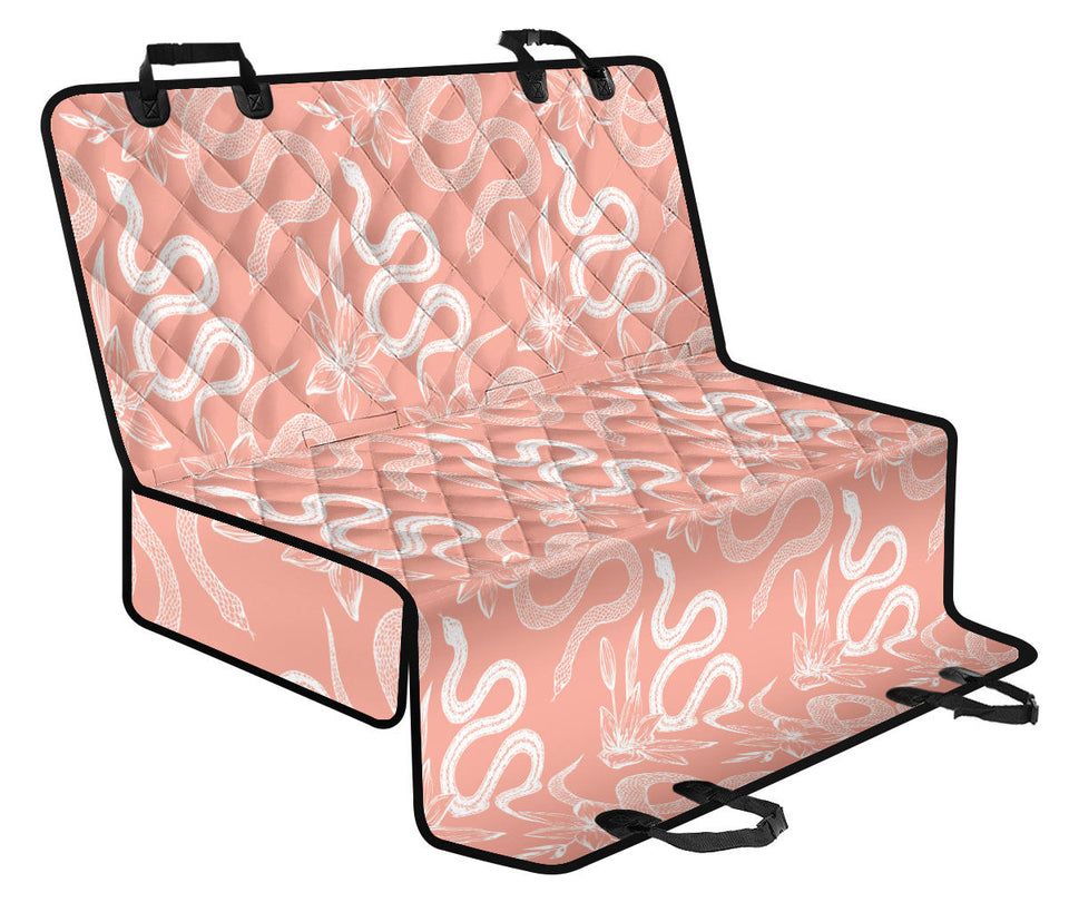 Snake Lilies Flower Pattern Dog Car Seat Covers