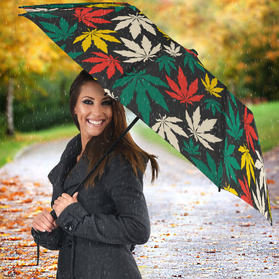 Canabis Marijuana Weed Pattern Print Design 02 Umbrella