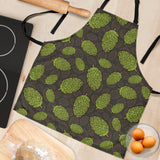 Hop Pattern Black Background Adjustable Apron