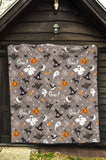 Halloween Design Pattern Premium Quilt