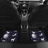 Chihuahua Space Helmet Astronaut Pattern Front And Back Car Mats