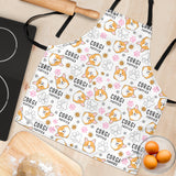 Corgi Dog Pattern Adjustable Apron