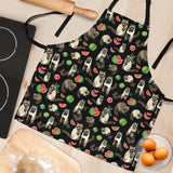 Raccoon Watermelon Pattern Adjustable Apron