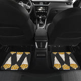 French Fries Dark Background Front And Back Car Mats