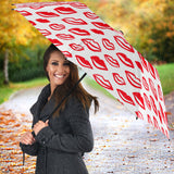 Lips Pattern Print Design 05 Umbrella